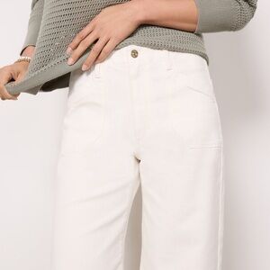 PAIGE Anessa Utility in Ecru size 29